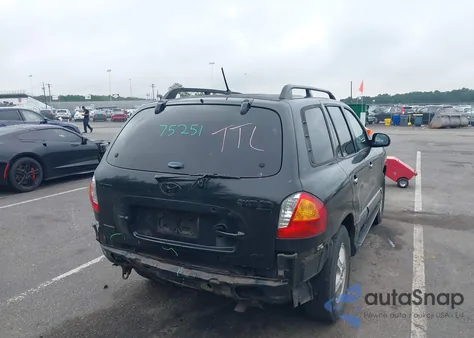 2004 Hyundai Santa Fe Gls/Lx from USA, damaged, VIN KM8SC73E14U742613